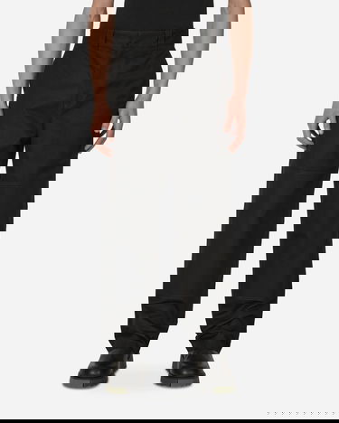 Byxor Off-White Diagonal Pocket Carpenter Pants Black Svart | OMCA207C99FAB001 1001, 0