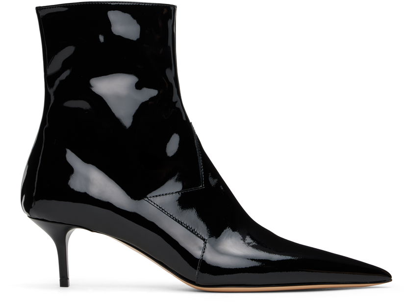 Sneakers och skor Coperni Star Cut-Out Low Heel Boots Svart | COPSH71F6026