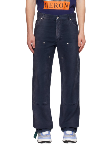Byxor HERON PRESTON Carpenter Trousers Mörkblå | HMCA027F23FAB0014600