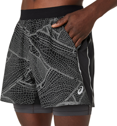 Shorts Asics Limited Series Lite-Show 2-in-1 Running Shorts Svart | 2011d367-001, 2