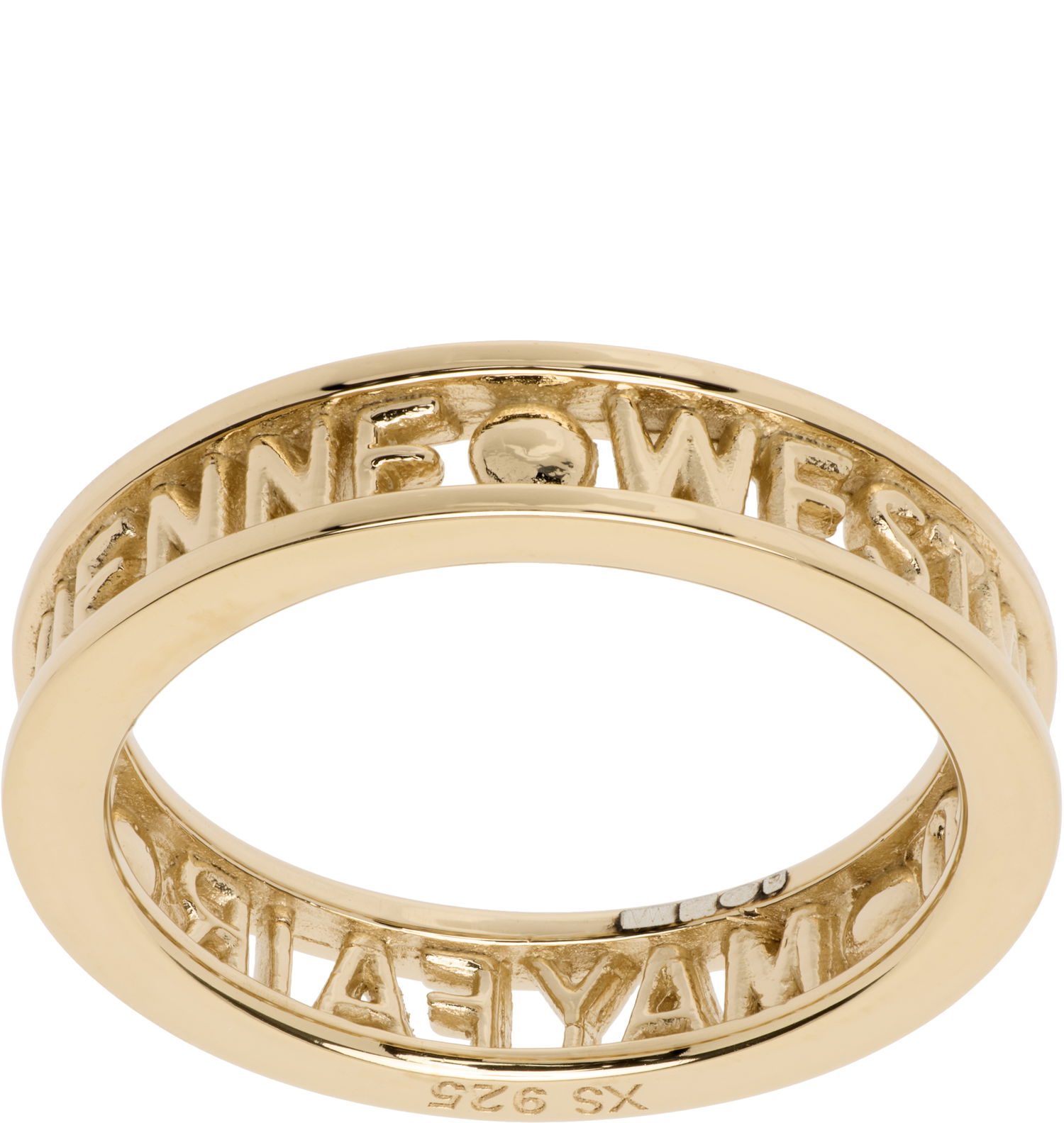 Ringa Vivienne Westwood Westminster Ring Metallisk | 64040016-01R001-FJ, 0