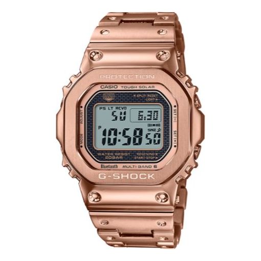 Klocka CASIO G-Shock Full Metal Tough Solar Bluetooth Multi Band 6 Watch Metallisk | GMW-B5000GD-4