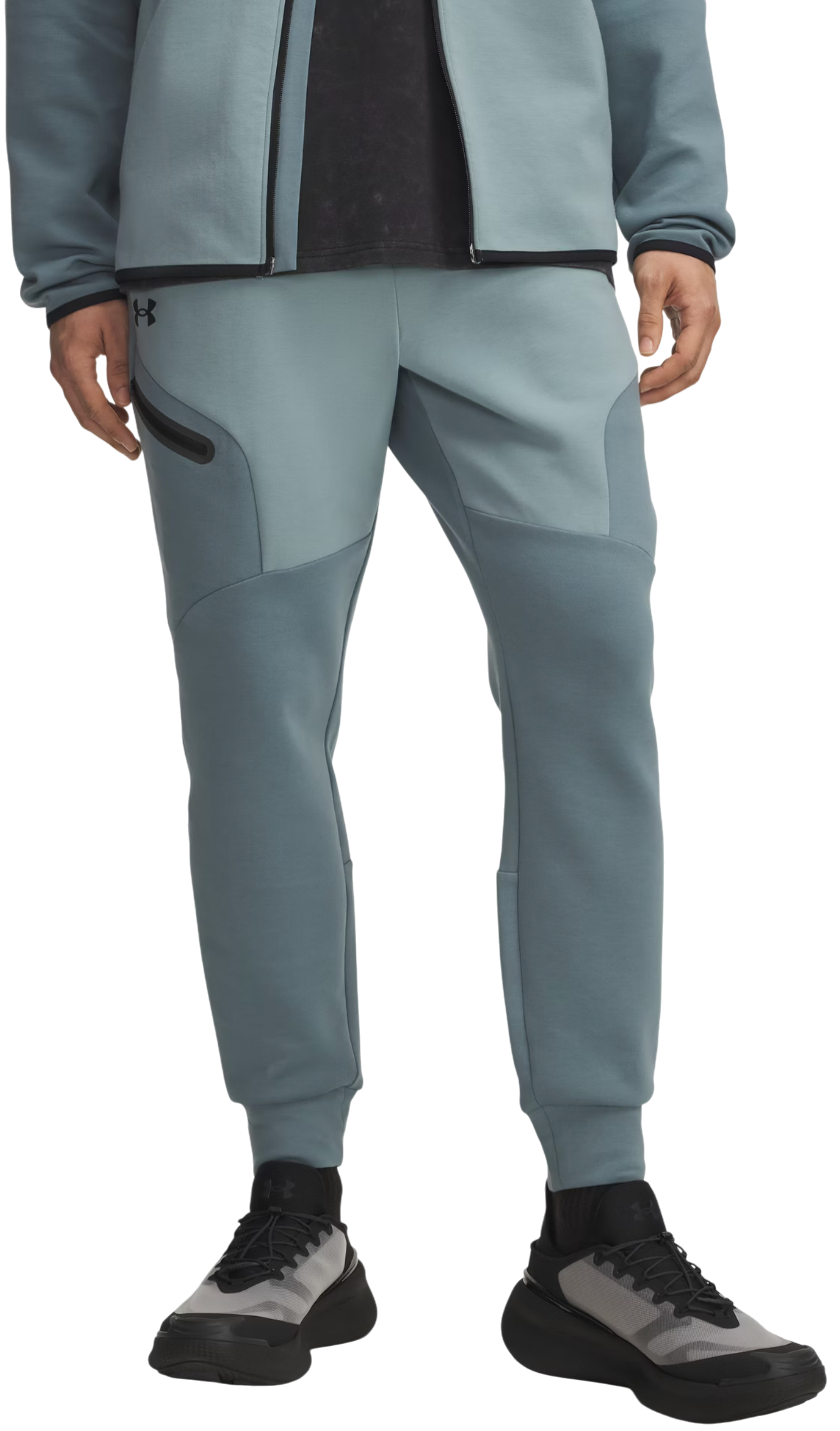 Träningsbyxor Under Armour Unstoppable Fleece Paneled Jogger Pants Turkos | 1389353-587, 0