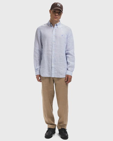 Skjorta Polo by Ralph Lauren Polo Ralph Lauren Linen Sport Shirt Blå | 710968973005, 1