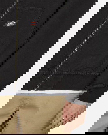 Jacka Dickies Duck Canvas Hooded Unlined Jacket Black Svart | DK0A4YQL C401, 4