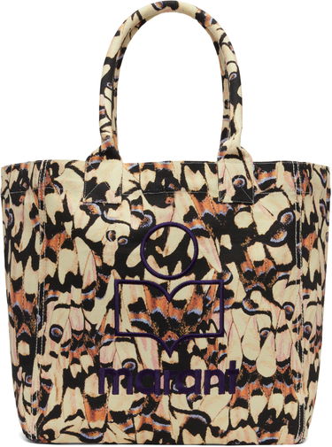 Tygpåse ISABEL MARANT Isabel Marant Yenky Small Butterfly Print Tote Beige | PM0002FA-C2X02M, 0