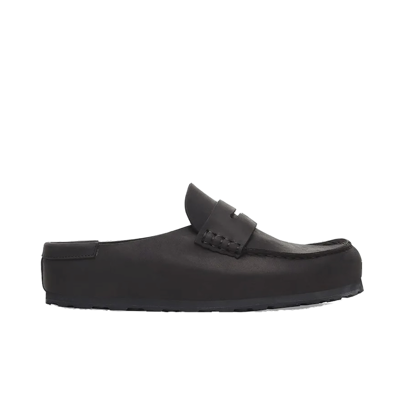 Sneakers och skor Birkenstock Birkenstock Naples Wrapped LEOI Leather Mules Svart | 1029694