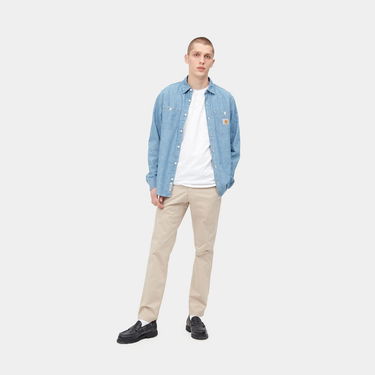 Byxor Carhartt WIP Sid Pant "Wall rinsed" Beige | I027955_G1_02, 3