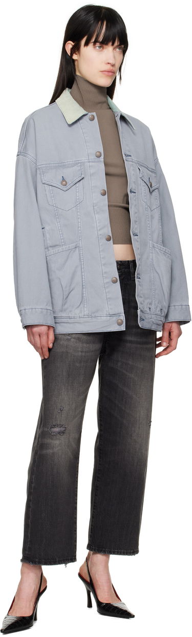 Jacka R13 R13 Lacey Trucker Denim Jacket Blå | R13WD210-D279A, 3