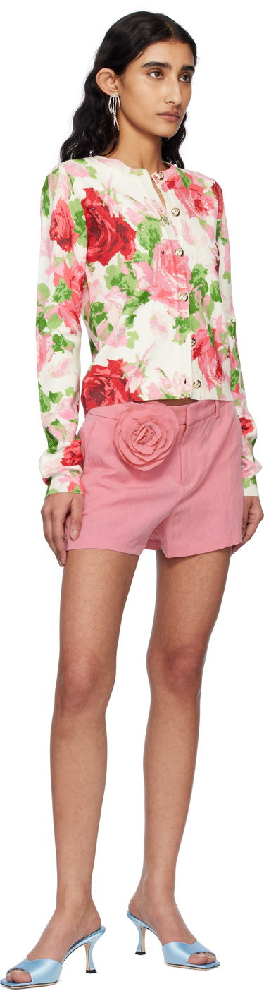 Sweater Blumarine Blumarine Peony-Print Viscose Cardigan Flerfärgad | P522M542A, 3