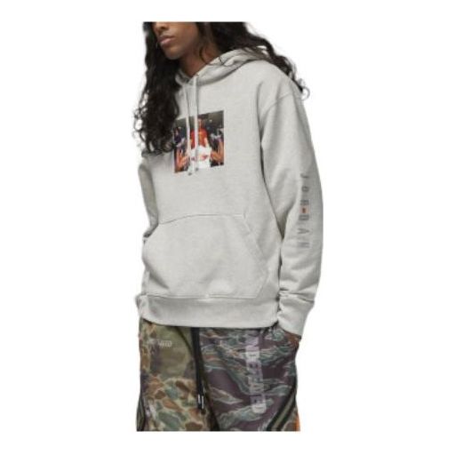 Sweatshirt Jordan UNDEFEATED Collaboration Men's Hoodie Grå | DX6318-050, 0