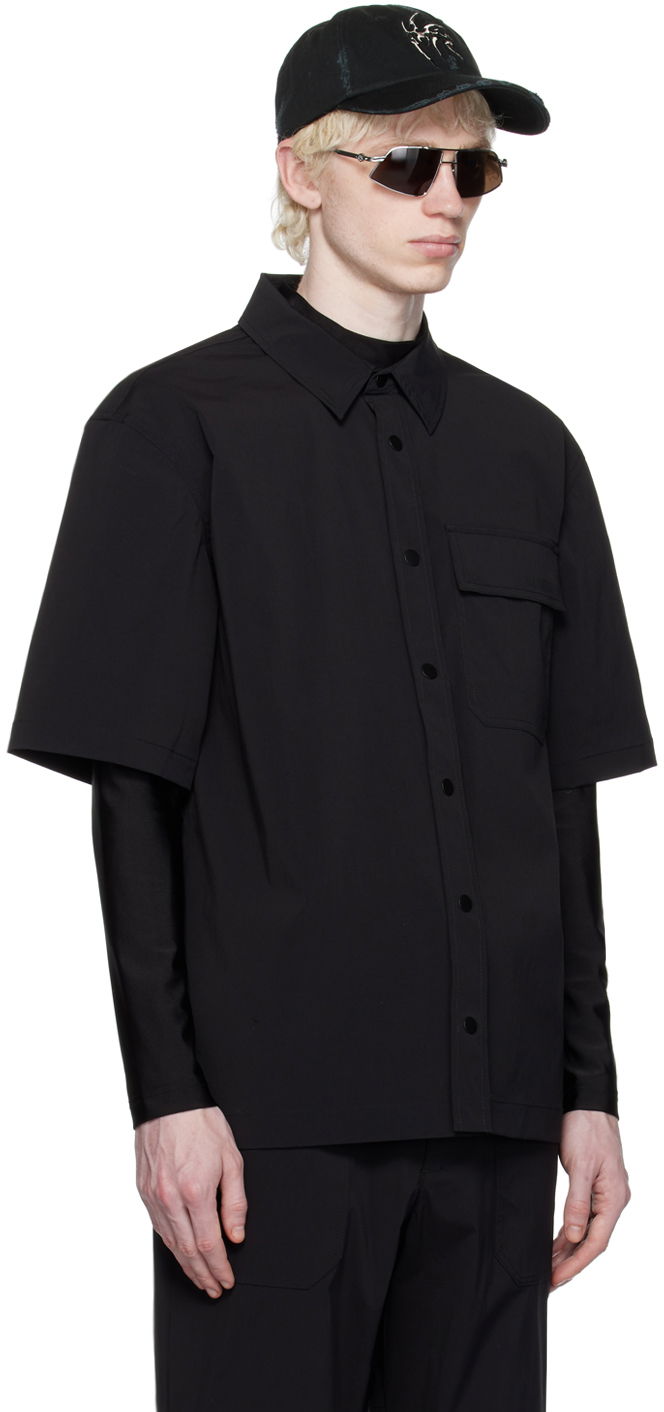 Skjorta Han Kjøbenhavn Han Kjobenhavn Bonded Shirt Svart | M-132712, 1