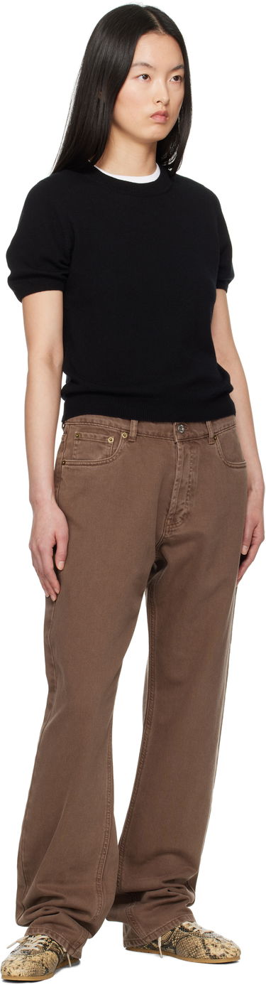 Sweater &Daughter &Daughter Emer Cashmere T-shirt Svart | CH04633, 3