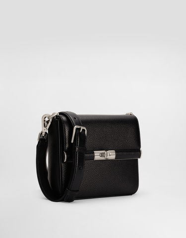 Axelväska Dolce & Gabbana Dolce & Gabbana Deerskin Crossbody Bag Svart | BM2445A803480999, 2