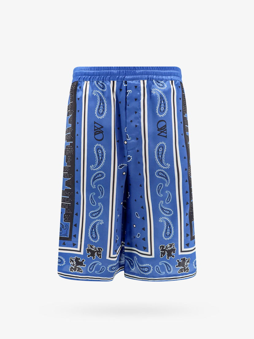 Shorts Off-White BERMUDA SHORTS - OFF WHITE Blå | OMCB092S24FAB0014600