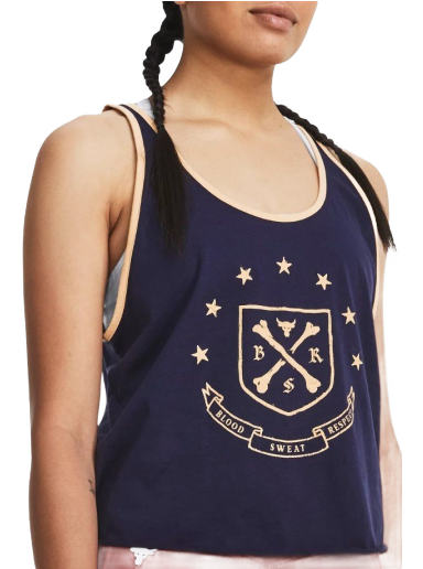 Linne Under Armour Pjt Rck Q3 Arena Tank Mörkblå | 1380185-410