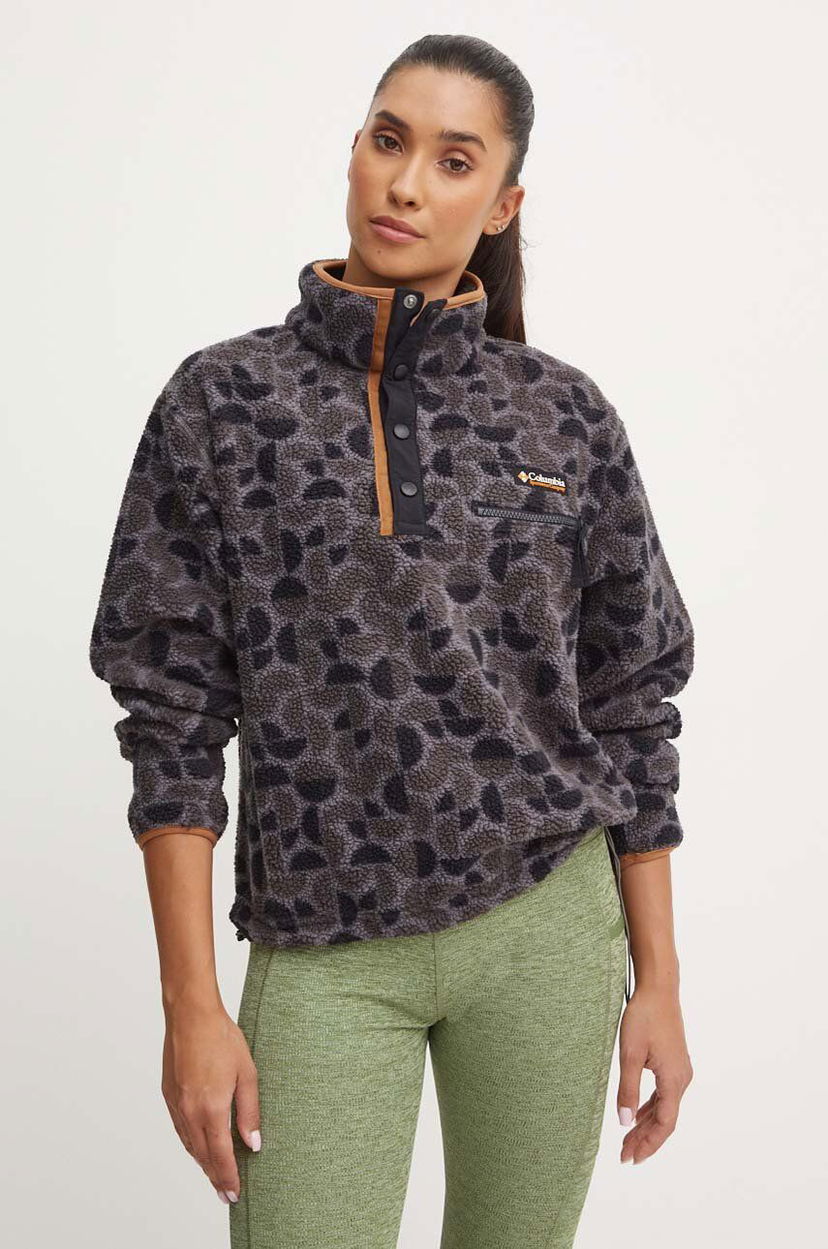 Sweatshirt Columbia Sweatshirt Animal Print Svart | 2098501