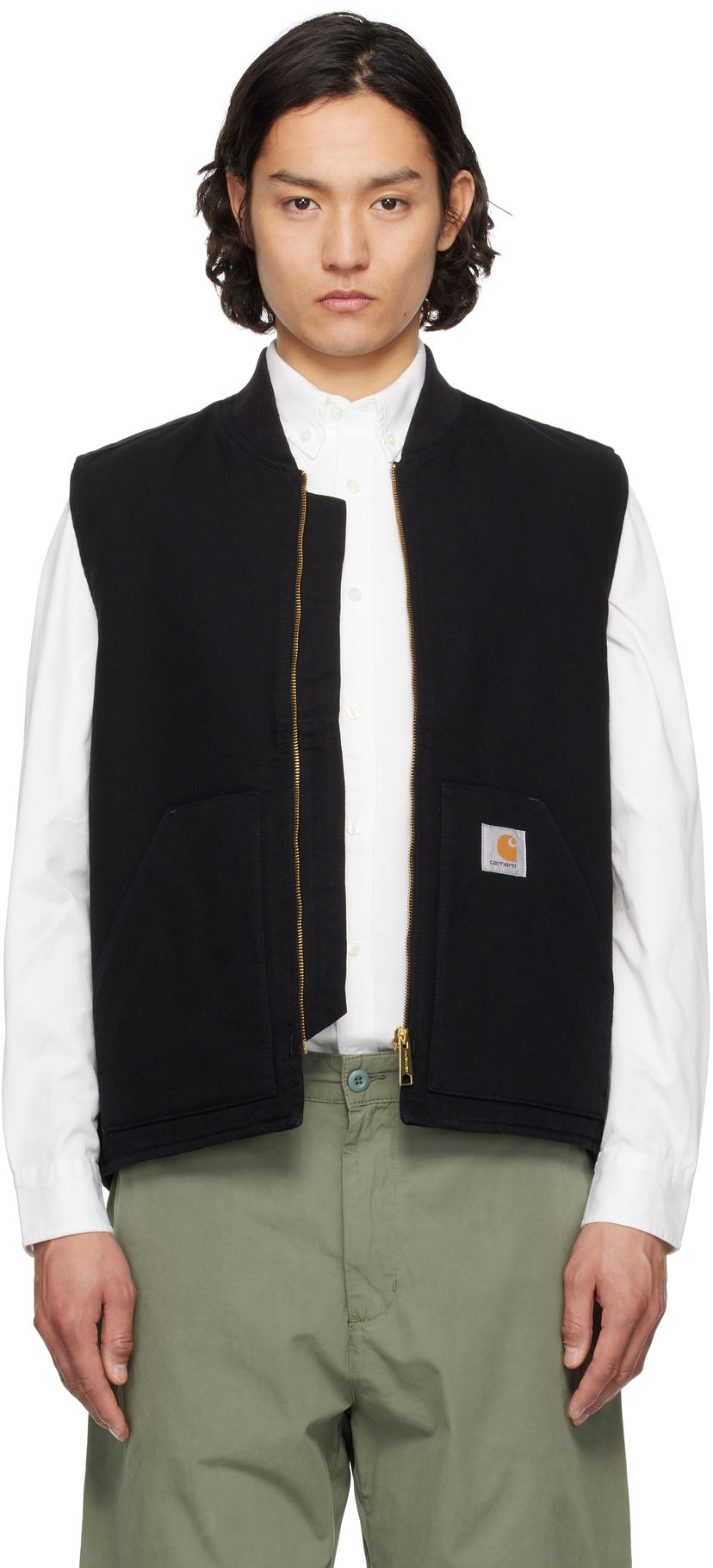 Väst Carhartt WIP Classic Vest Svart | I026457