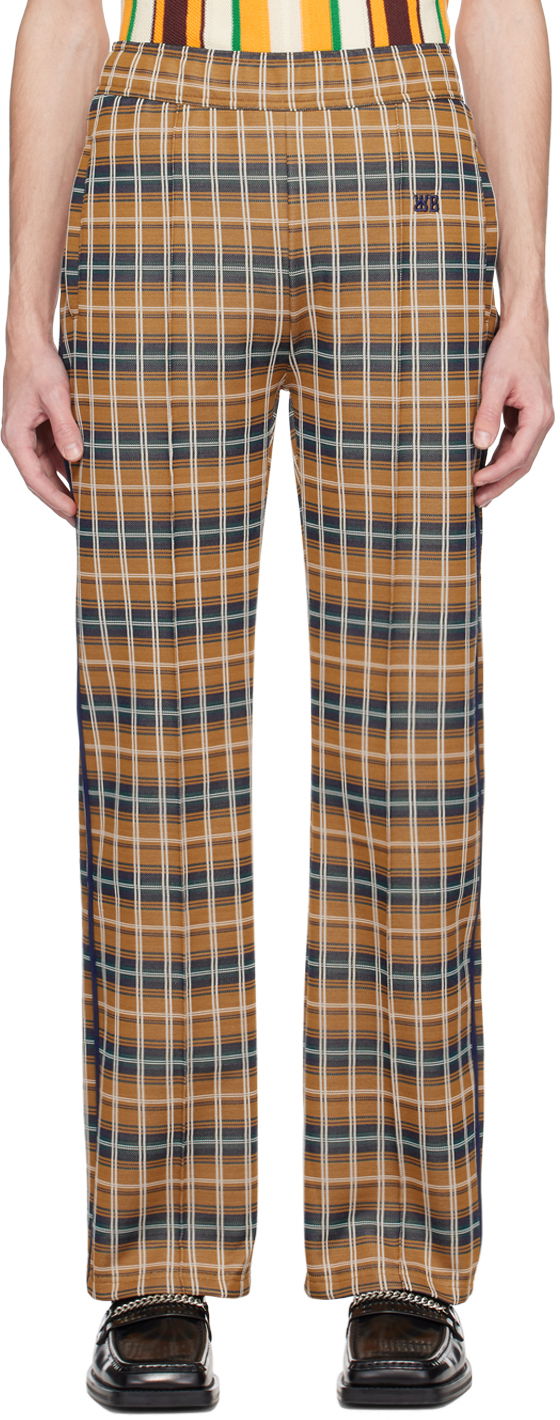 Byxor Wales Bonner Yellow Samuel Lounge Pants Beige | MS23JE31-JE05-370