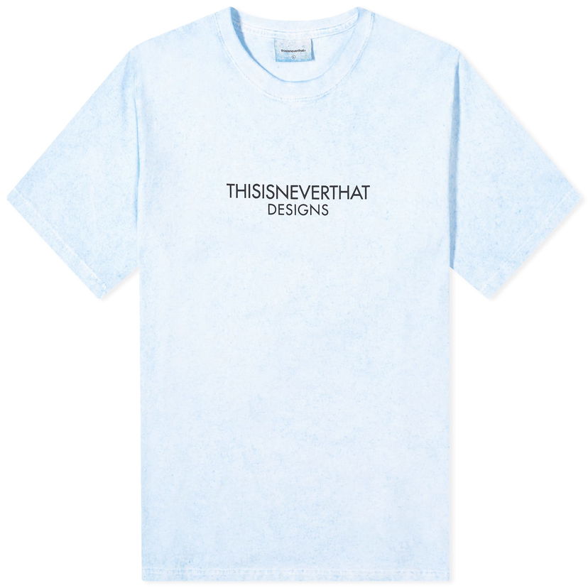 T-shirt thisisneverthat Sprayed FR-Logo Turkos | TN241TTSST23-WHT