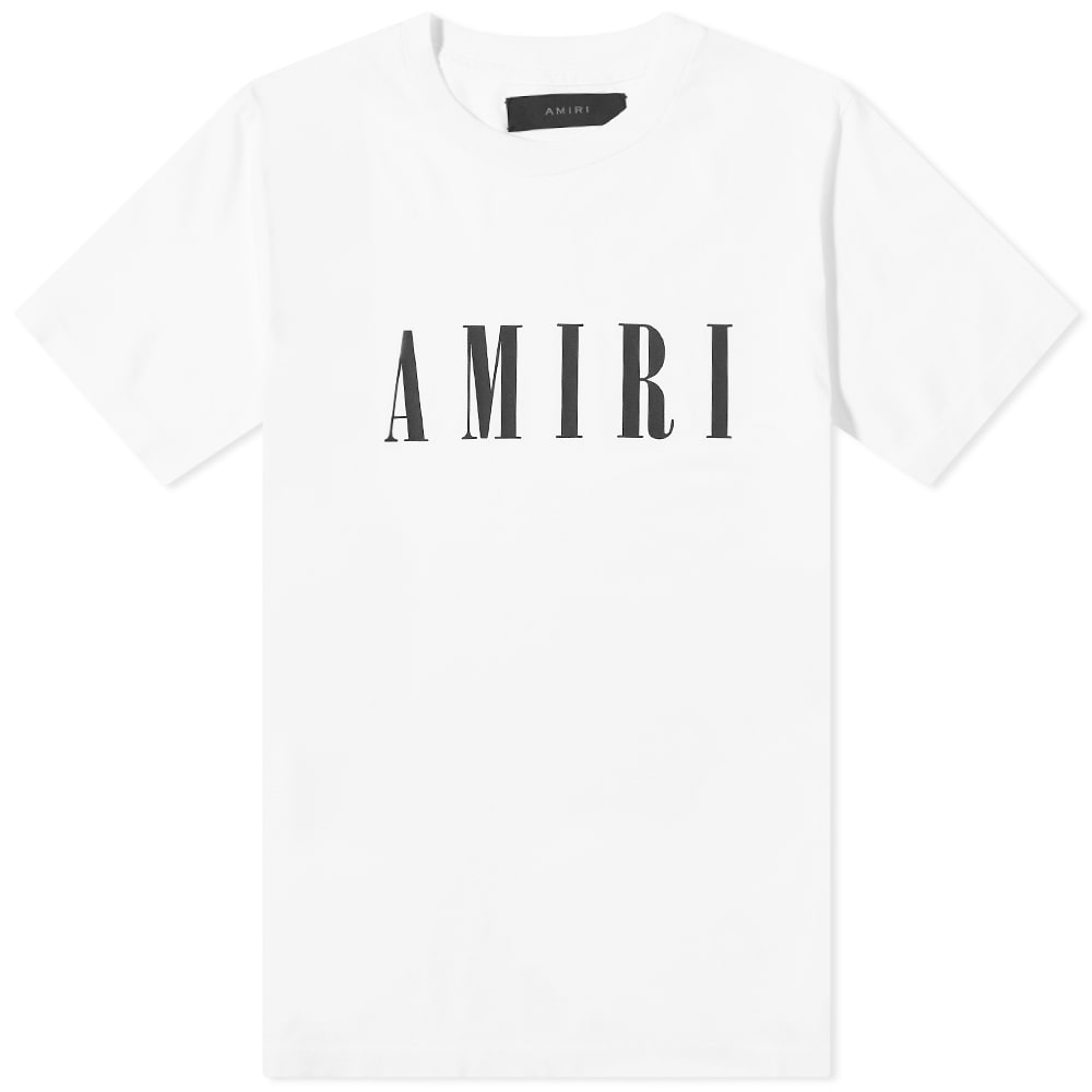 T-shirt AMIRI Core Logo Tee Vit | PXMJLT001-100, 0