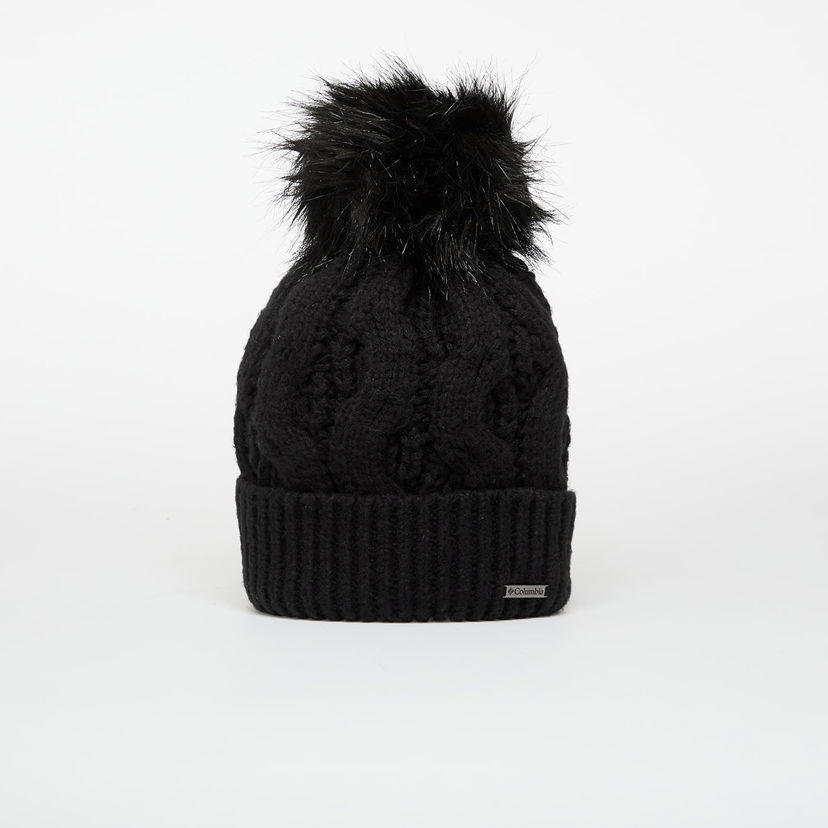 Mössa Columbia Boundless Days™ Cable Knit Pom Beanie Hat Universal Svart | 2092641010