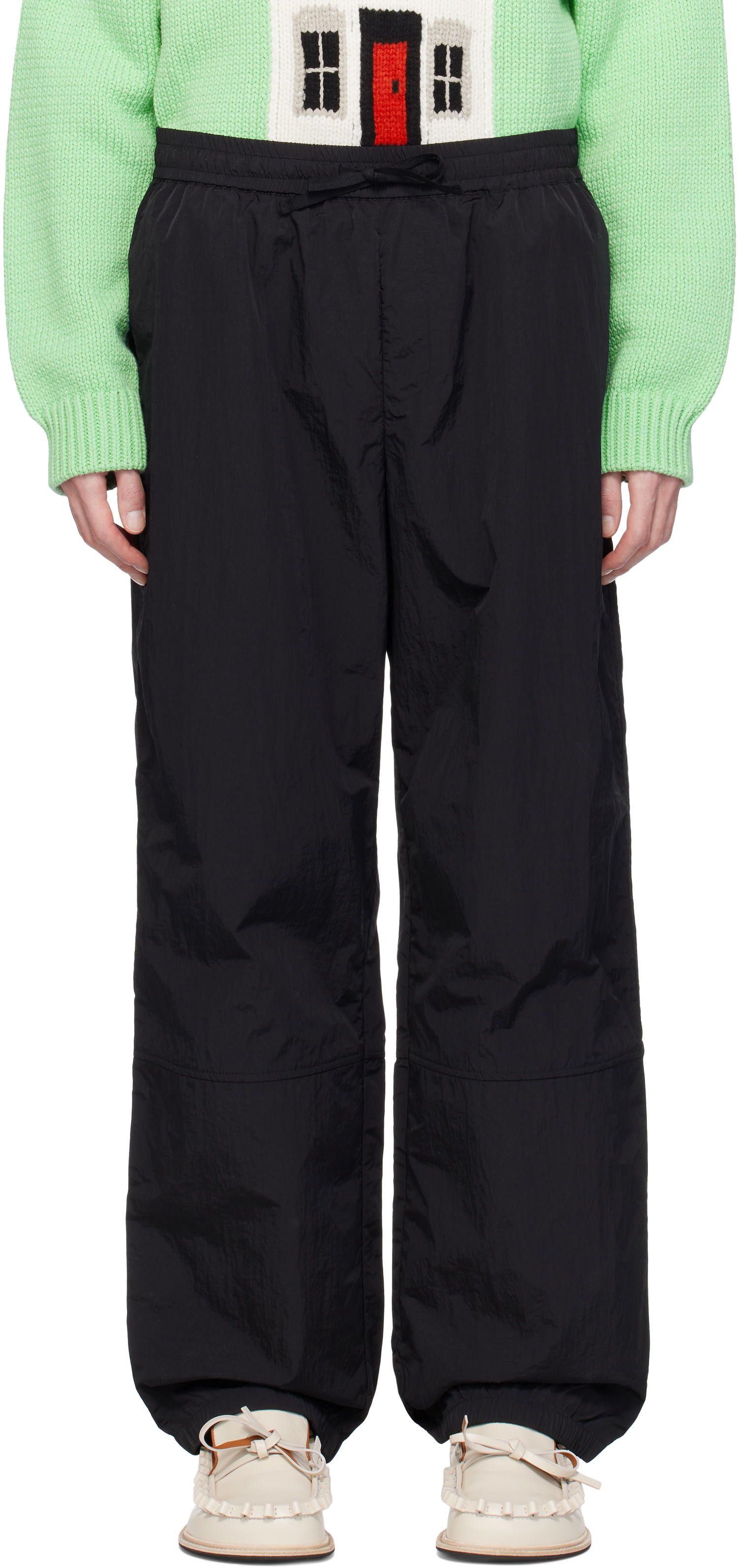 Träningsbyxor JW Anderson JW Anderson Panelled Track Pants Svart | TR0395-PG1697, 0