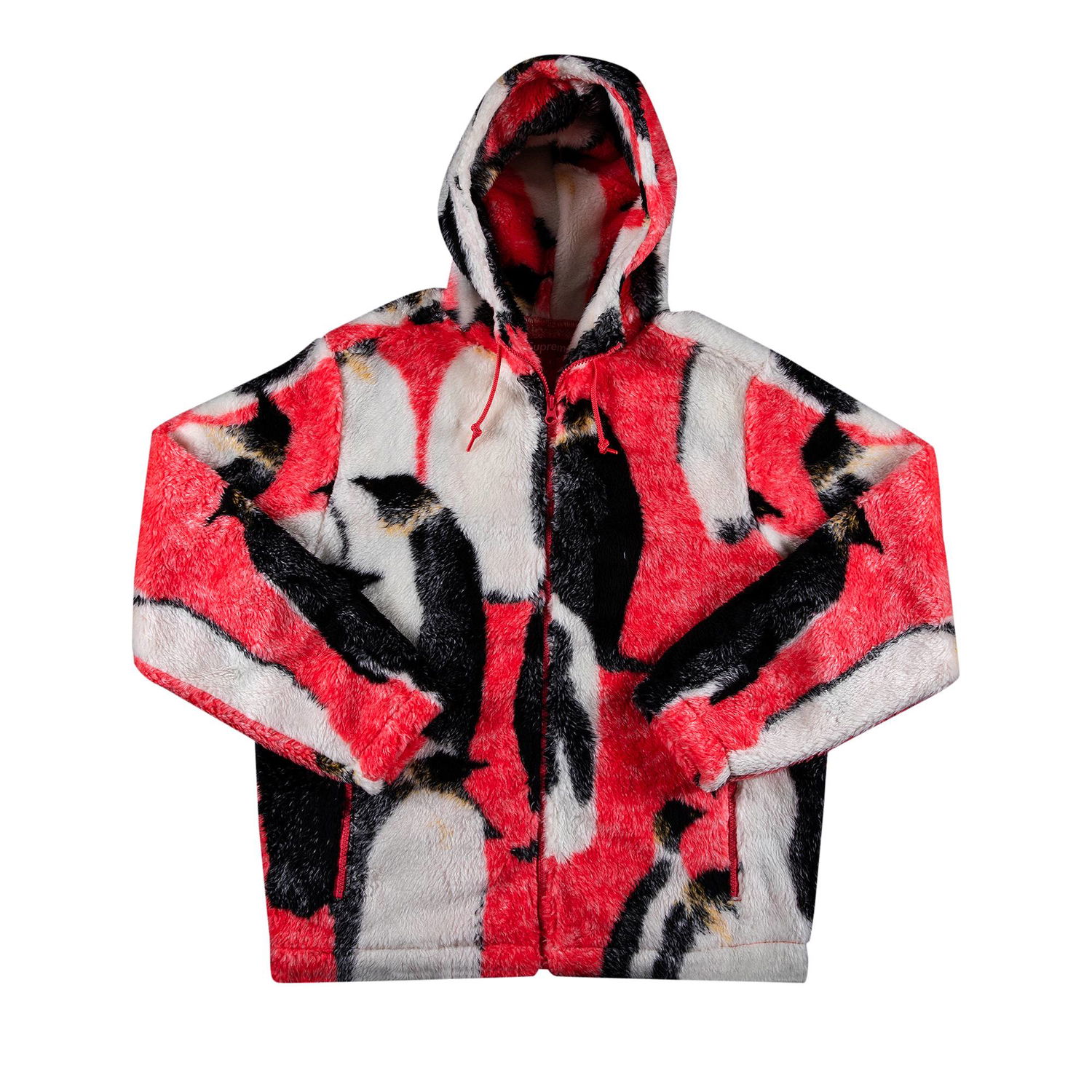 Jacka Supreme Penguins Hooded Fleece Jacket Flerfärgad | FW20J73 PINK, 1
