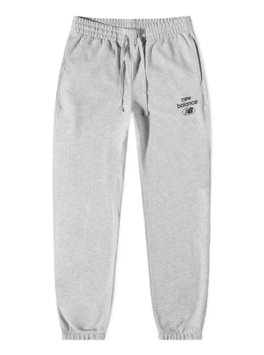 Träningsbyxor New Balance Essentials Sweat Pants Grå | MP31515-AG