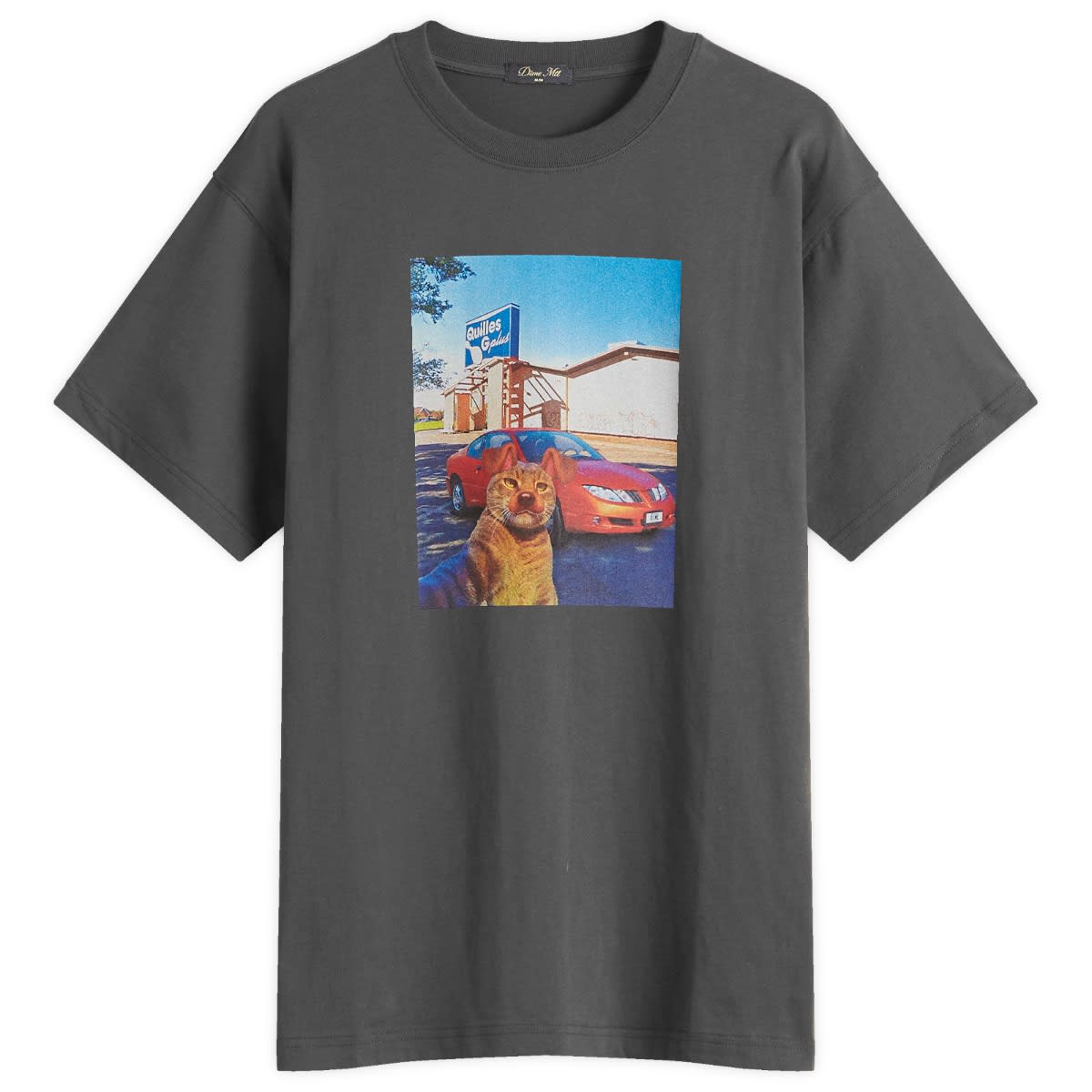 T-shirt Dime Dime Selfie Graphic T-Shirt, Size Large Grå | DIMESP2558BLK, 0