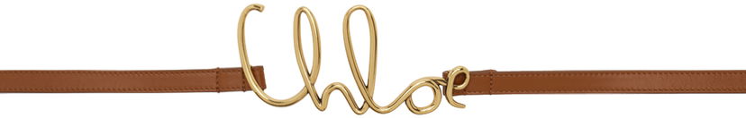 Bälten CHLOÉ Small 'The Iconic' Belt Brun | CHC24AC066SFB