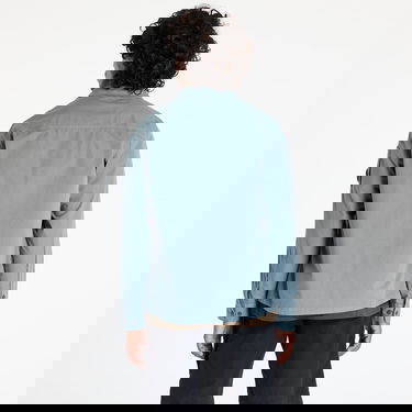 Vindjacka C.P. Company C.P. Company Organic Gabardine Full Zip Overshirt Blå | 18CMOS124A110143G-872, 3