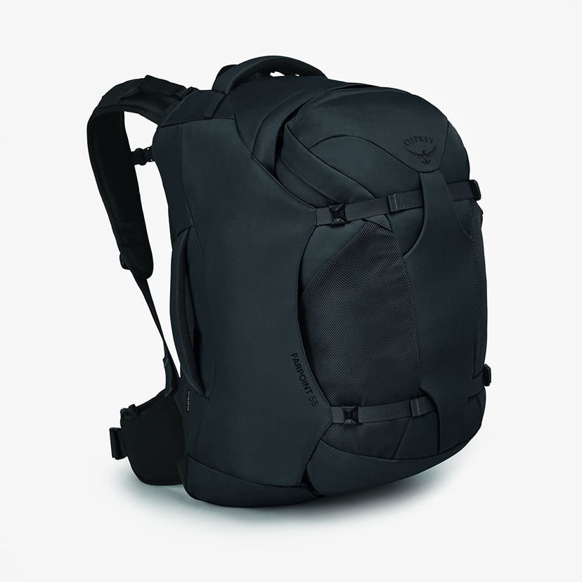 Ryggsäck Osprey Travel Backpack Farpoint 55 Svart | 10020502OSP