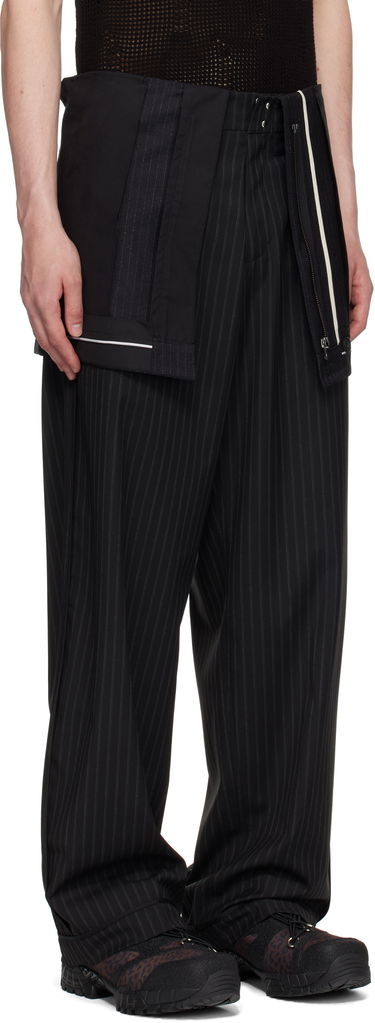 Byxor Andersson Bell Inside Out Stripe Trousers Svart | apa813m, 1
