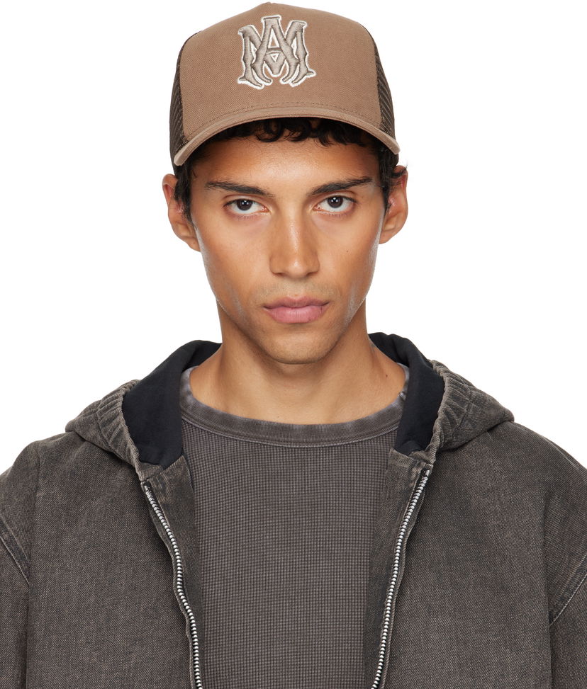Keps AMIRI AMIRI MA Outline Trucker Cap Brun | AMHATR1040