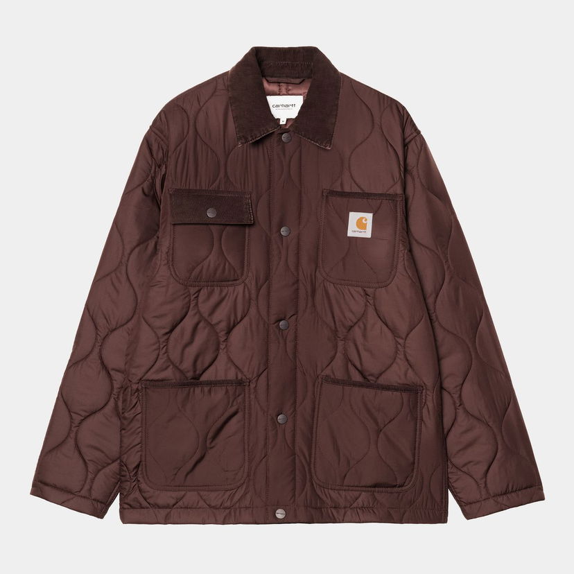 Jacka Carhartt WIP Oscar Chore Liner Brun | I035366_9