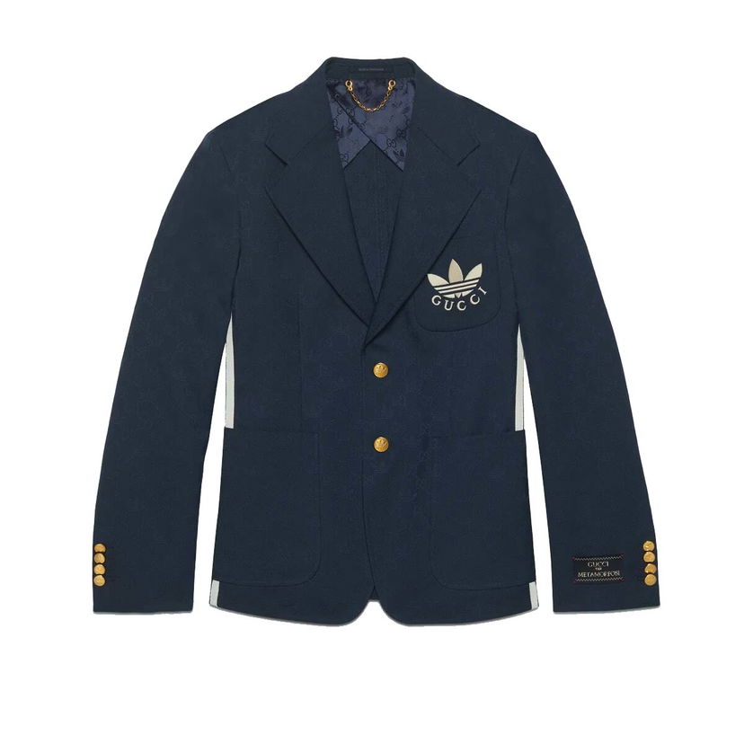 Jacka Gucci adidas x Polyester Formal Jacket Dark Blue Mörkblå | ‎720968 ZAKQK 4433
