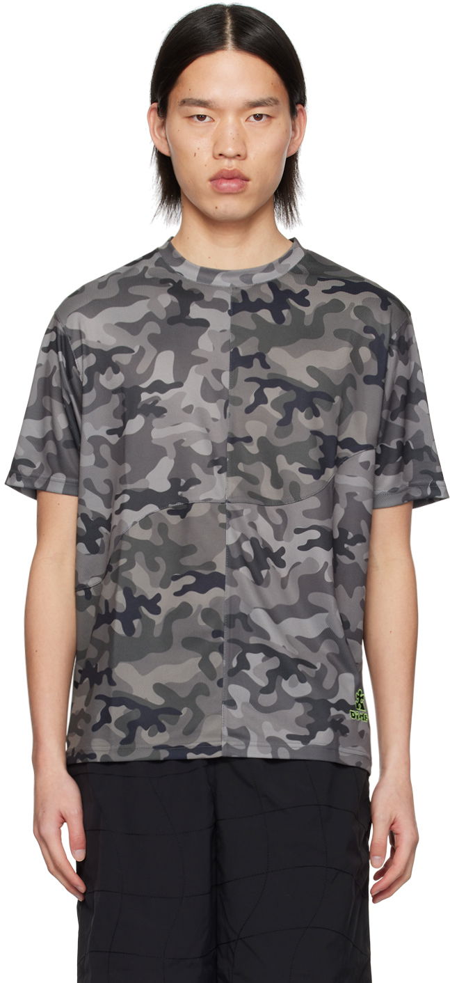 T-shirt Dime Gray Camo T-Shirt Grå | DIMESP249CHR, 0