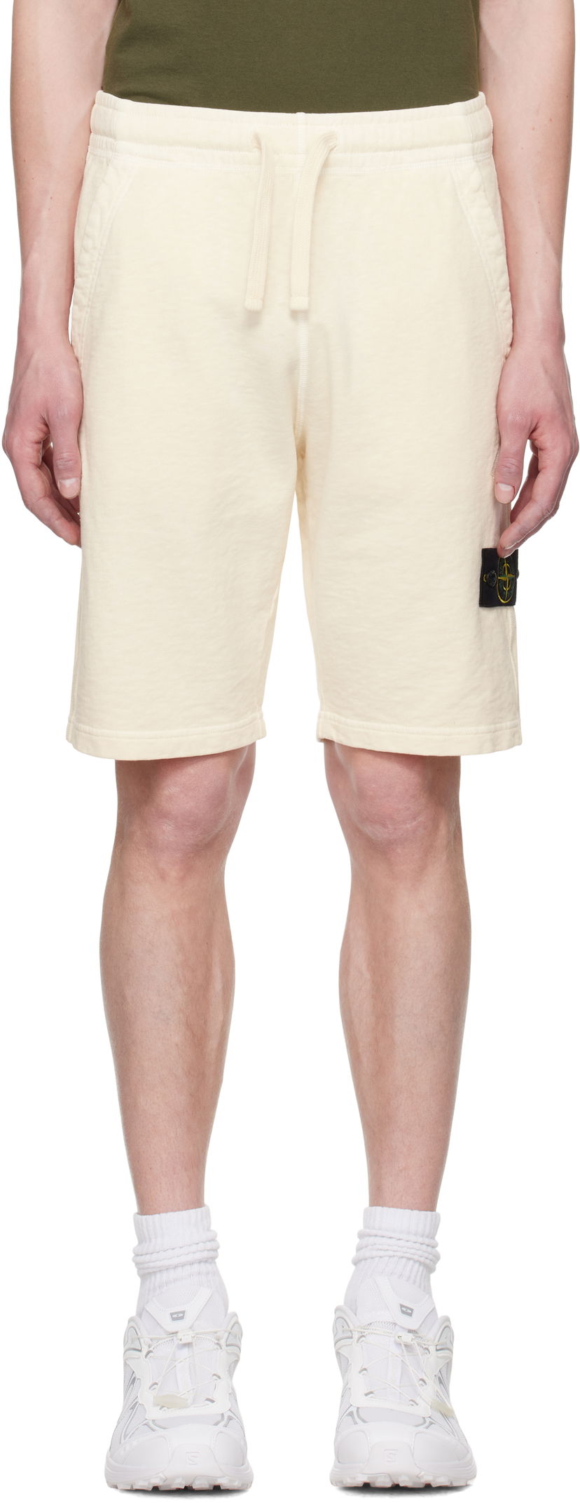 Shorts Stone Island Stone Island Fleece Shorts Gul | K1S15 6200009 S0060
