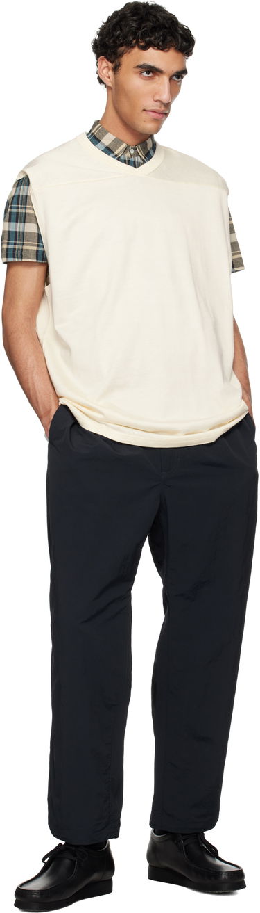 Sweater NANAMICA Nanamica Rayon Cotton Sleeveless Tank Top Beige | S25SH022U, 3