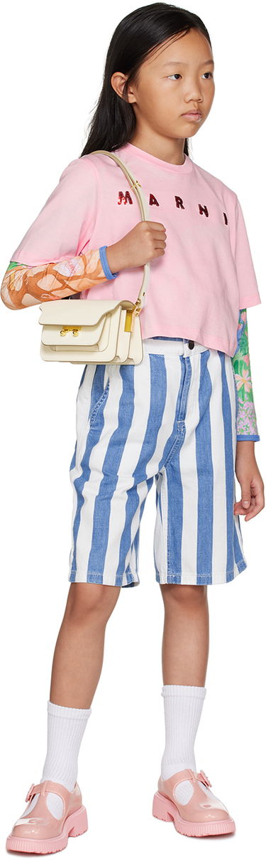 Handväska Marni Marni Trunk Mini Bag Beige | M00997, 3