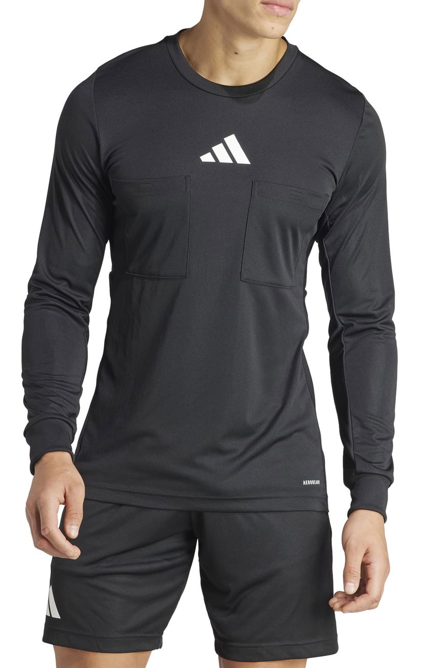 Jersey adidas Originals adidas REF 24 JSY LS Svart | in8145