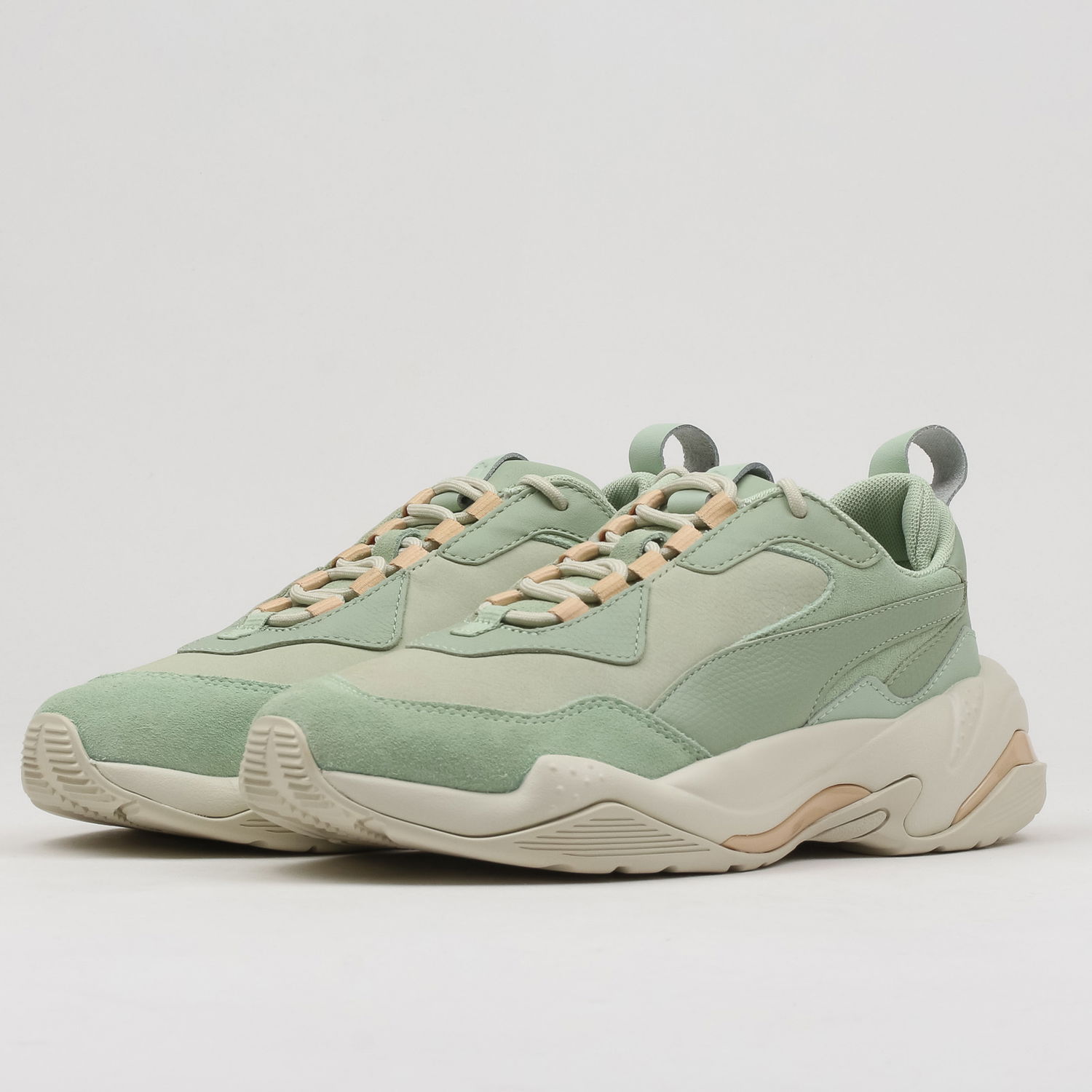 Sneakers och skor Puma Thunder Desert Wn's smoke green - silver green Grå | 368024 02, 0