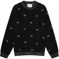 Sweatshirt WTAPS 12 Bones Crew Sweat Svart | 232TQDT-SHM04-BK, 1