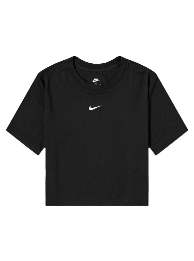 Crop top Nike Essential Slim Crop Swoosh Tee Svart | FB2873-010