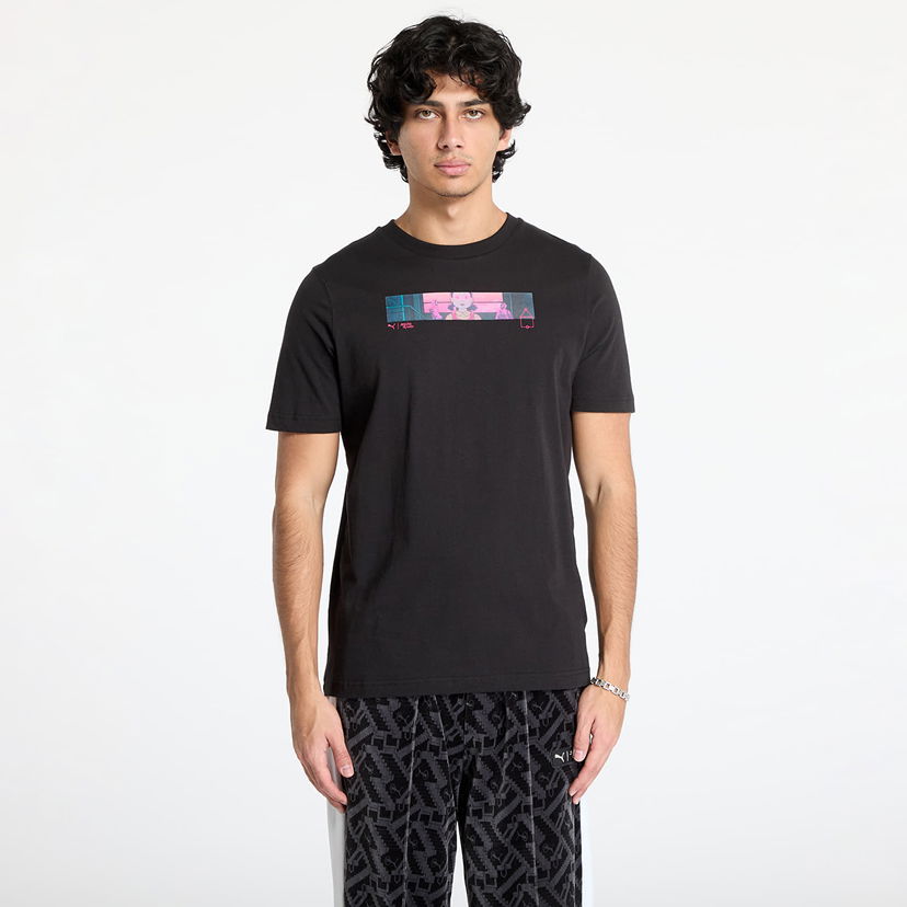 T-shirt Puma Black Graphic T-Shirt Svart | 62742601