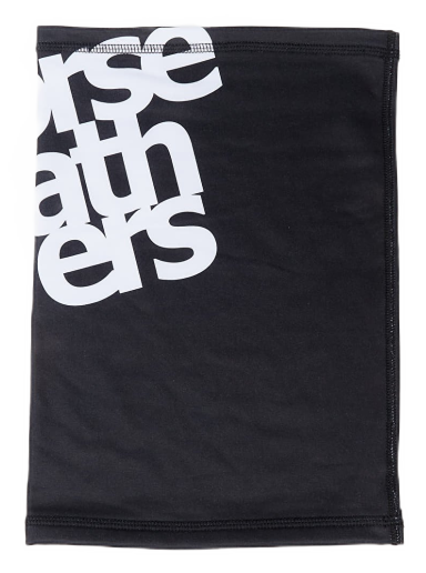 Halsduk Horsefeathers Neckwarmer Printed Logo Svart | AM095E