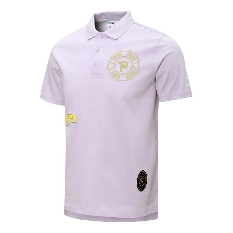 Polotröja Puma Mix Badge Polo Shirt Purpur | 537039-17