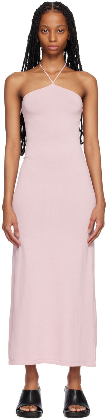 Klä BEC + BRIDGE BEC + BRIDGE Esmae Halter Neck Maxi Dress Rosa | A23-11488