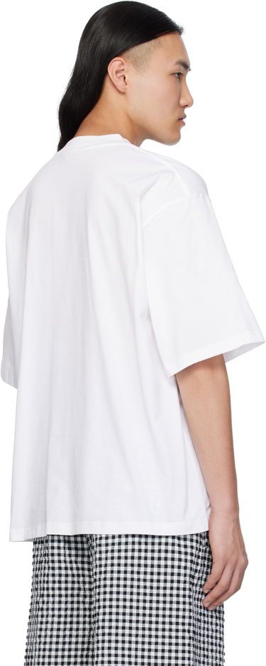 T-shirt Marni Marni Pop Fields Logo T-Shirt Vit | HUMU0223IP USCX50, 2